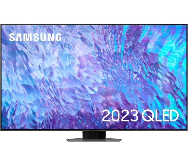 SAMSUNG Q80C 55 inch Smart 4K Ultra HD HDR QLED TV (2023) - QE55Q80C