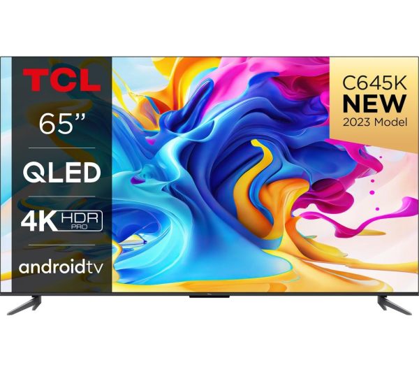 TCL 65C645K 65" Smart 4K Ultra HD HDR QLED TV with Google Assistant