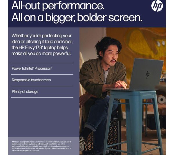 HP ENVY 17-cw0500na 17.3" Laptop - Intel® Core i7, 512 GB SSD, Silver