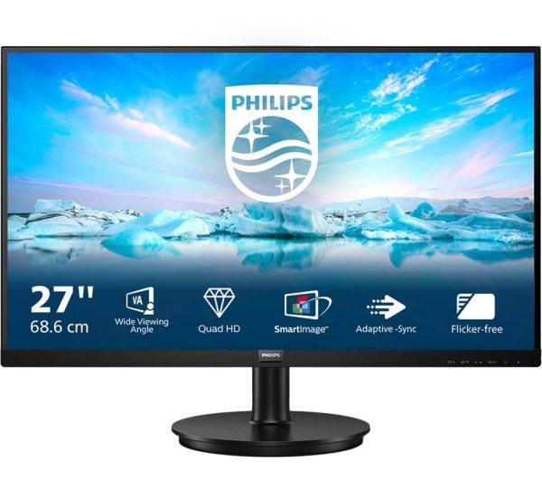PHILIPS 275V8LA Quad HD 27" VA LCD Monitor - Black