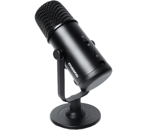 MAONO AU-903 USB Microphone & Tripod Set - Black