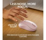 LOGITECH M240 Silent Wireless Optical Mouse - Rose