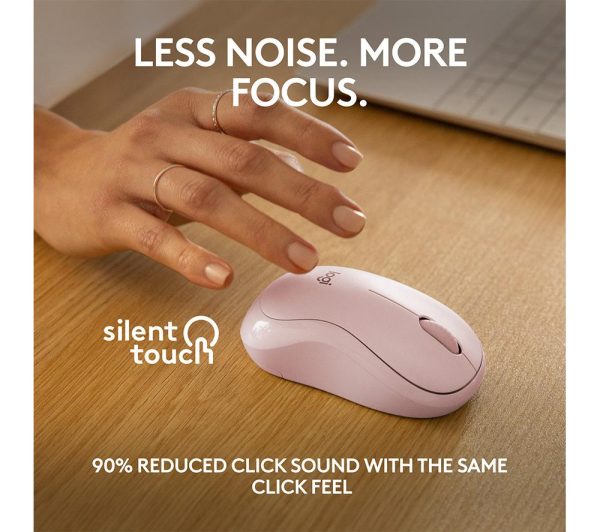 LOGITECH M240 Silent Wireless Optical Mouse - Rose