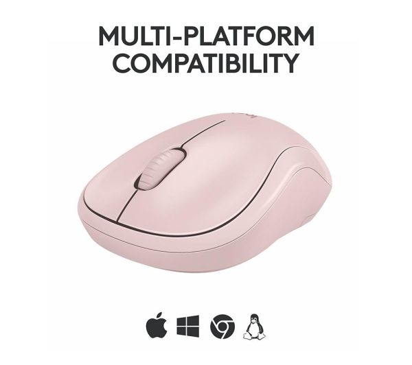 LOGITECH M240 Silent Wireless Optical Mouse - Rose