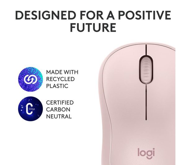 LOGITECH M240 Silent Wireless Optical Mouse - Rose