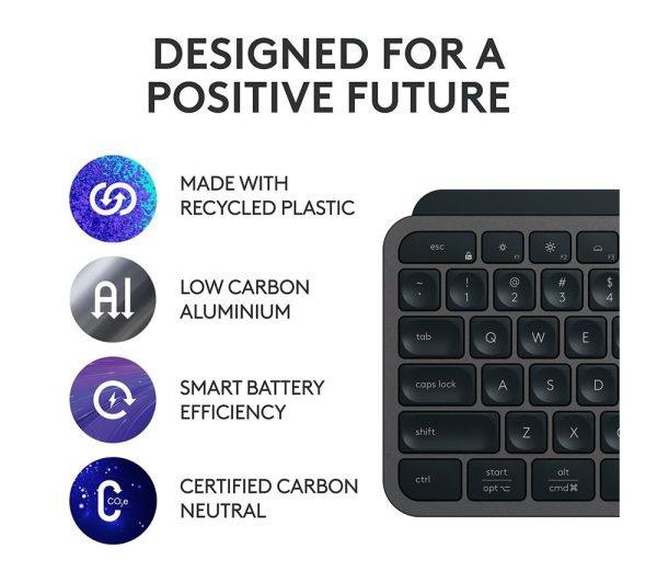LOGITECH MX Keys S Wireless Keyboard - Black
