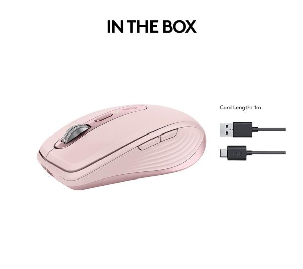 LOGITECH MX Anywhere 3S Wireless Darkfield Mouse - Rose