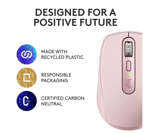 LOGITECH MX Anywhere 3S Wireless Darkfield Mouse - Rose