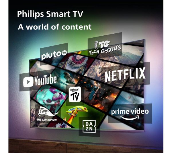 PHILIPS Ambilight 43PUS8108/12 43" Smart 4K Ultra HD HDR LED TV with Amazon Alexa