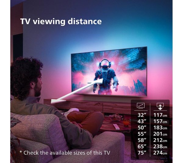 PHILIPS Ambilight 43PUS8108/12 43" Smart 4K Ultra HD HDR LED TV with Amazon Alexa