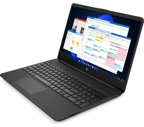 HP 15s-fq0501sa 15.6" Laptop - IntelÂ® PentiumÂ® Silver, 128 GB SSD, Black