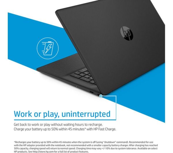 HP 17-cn0534sa 17.3" Laptop - IntelÂ® PentiumÂ®, 128 GB SSD, Black