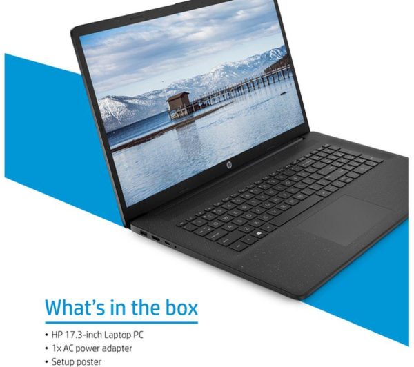 HP 17-cn0534sa 17.3" Laptop - IntelÂ® PentiumÂ®, 128 GB SSD, Black
