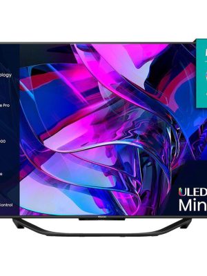 HISENSE 55U7KQTUK 55" Smart 4K Ultra HD HDR Mini-LED TV with Amazon Alexa