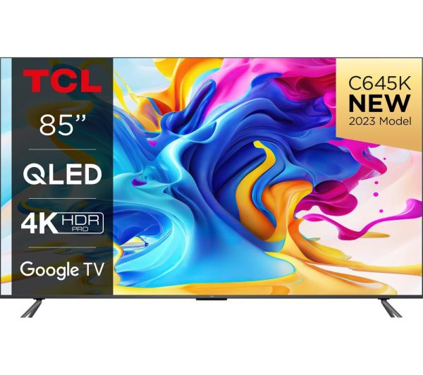 TCL 85C645K 85" Smart 4K Ultra HD HDR QLED TV with Google Assistant