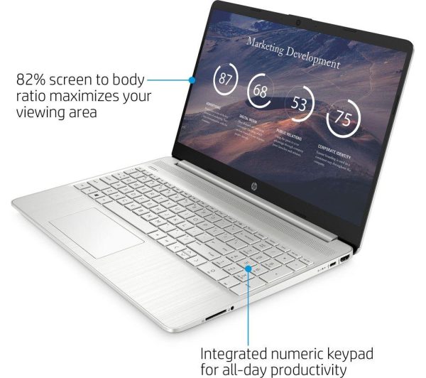 HP 15s-fq4577sa 15.6" Laptop - Intel® Core i7, 512 GB SSD, Silver