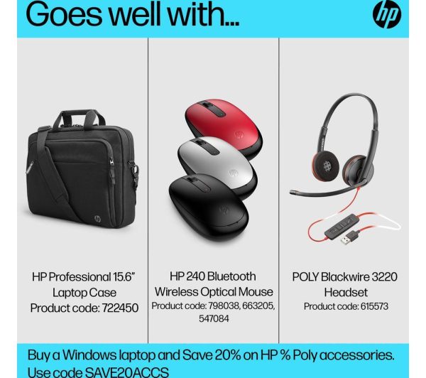 HP 15s-fq4577sa 15.6" Laptop - Intel® Core i7, 512 GB SSD, Silver