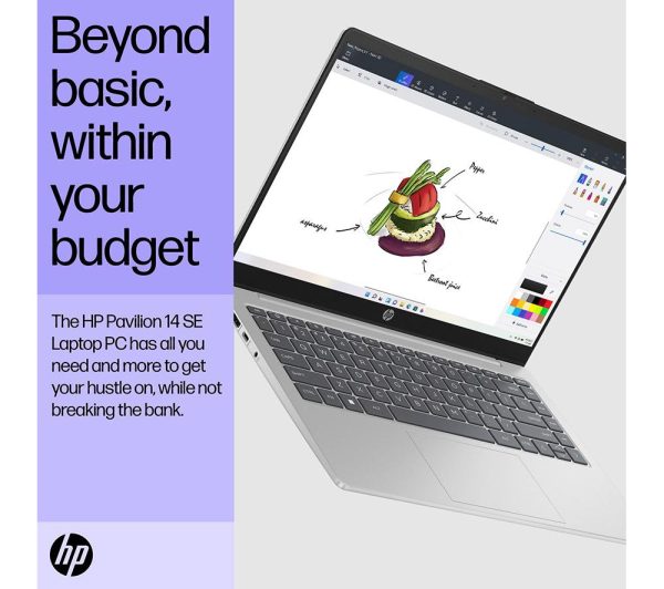 HP Pavilion SE 14" Laptop - Intel® Core i3, 256 GB SSD, Silver