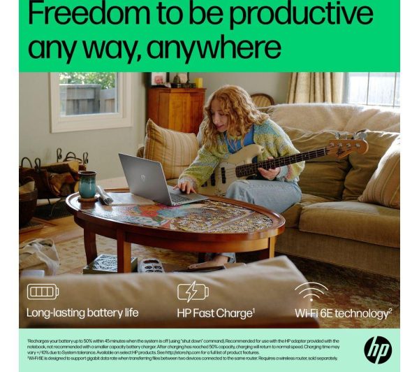 HP 15a-nb0502sa 15.6" Chromebook Plus - Intel® Core i3, 128 GB SSD, Silver