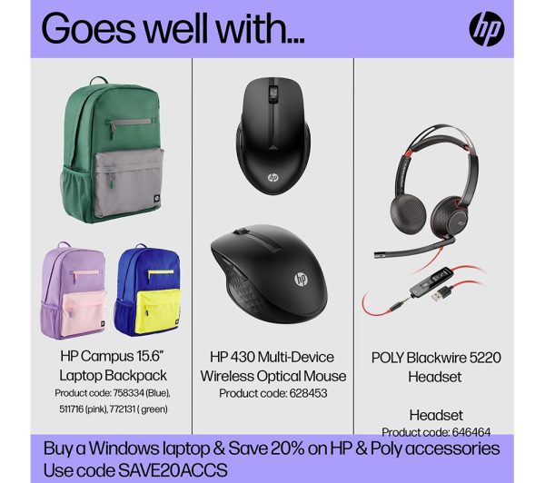 HP Pavilion SE 14" Laptop - IntelÂ® N200, 128 GB SSD, Silver