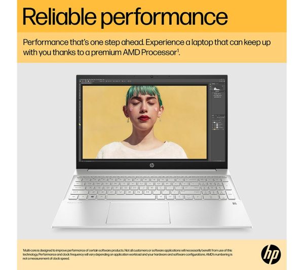 HP Pavilion 15-eh1507sa 15.6" Laptop - AMD Ryzen 5, 512 GB SSD, Natural Silver
