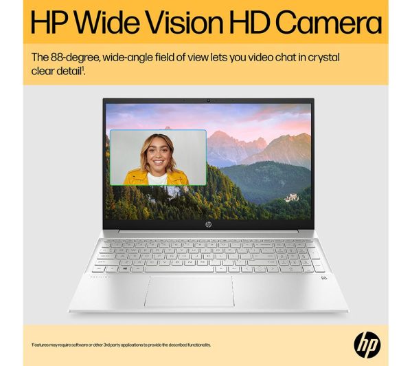HP Pavilion 15-eh1507sa 15.6" Laptop - AMD Ryzen 5, 512 GB SSD, Natural Silver