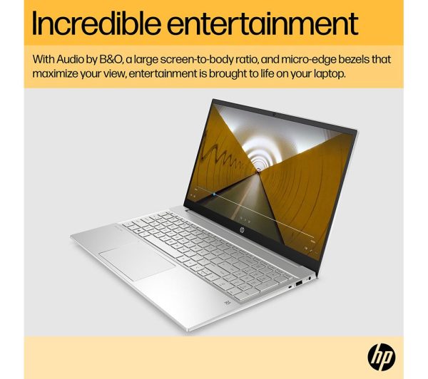HP Pavilion 15-eh1508sa 15.6" Laptop - AMD Ryzen 7, 512 GB SSD, Natural Silver