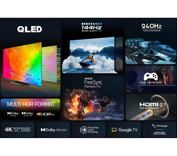 TCL 75C745K 75" Smart 4K Ultra HD HDR QLED TV