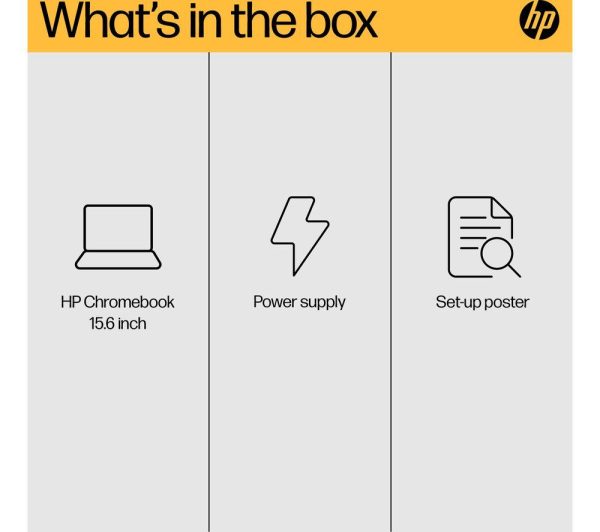 HP 15a-na0500sa 15.6" Chromebook - IntelÂ® PentiumÂ®, 128 GB eMMC, Silver