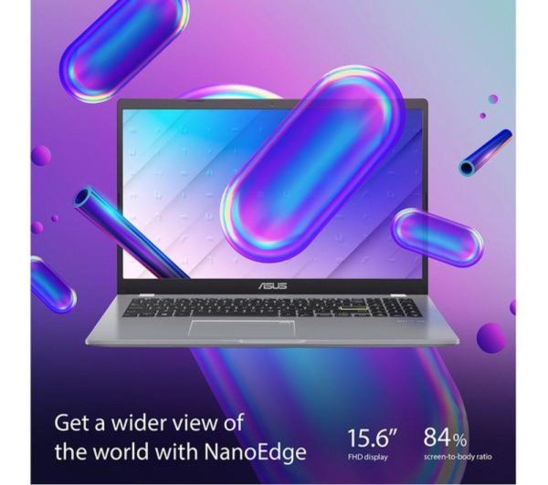 ASUS E510MA 15.6" Refurbished Laptop - IntelÂ® CeleronÂ®, 64 GB eMMC, Black (Excellent Condition)