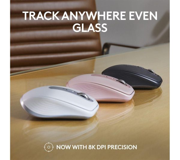 LOGITECH MX Anywhere 3S Wireless Darkfield Mouse - Pale Grey