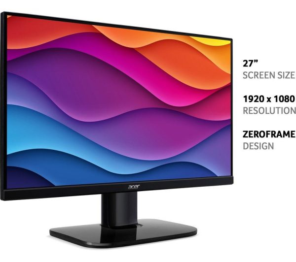 ACER KB272Ebi Full HD 27" IPS LCD Monitor - Black
