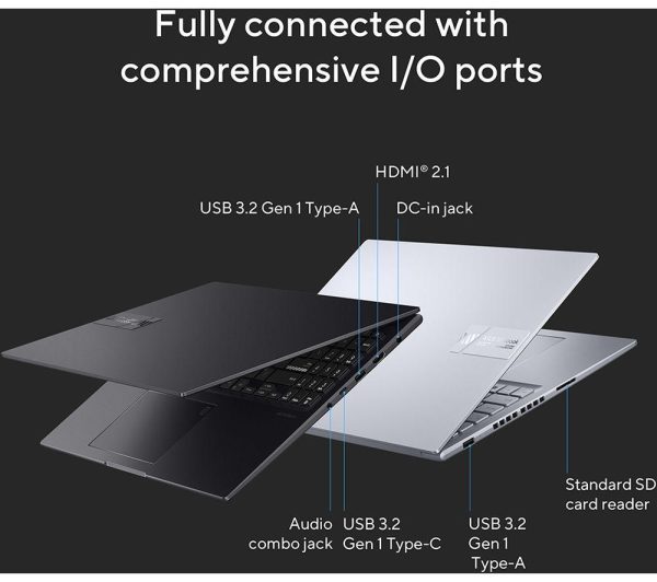 ASUS Vivobook 16X K3605ZF 16" Laptop - Intel® Core i5, 512 GB SSD, Silver