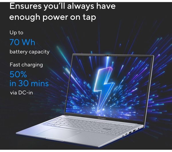 ASUS Vivobook 16X K3605ZF 16" Laptop - Intel® Core i5, 512 GB SSD, Silver