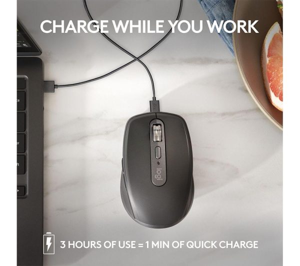 LOGITECH MX Anywhere 3S Wireless Darkfield Mouse - Graphite