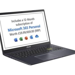 ASUS E510MA 15.6" Refurbished Laptop - IntelÂ® CeleronÂ®, 64 GB eMMC, Black (Very Good Condition)