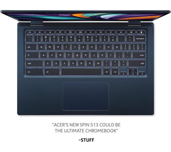ACER Spin 513 13.3" 2 in 1 Chromebook - Snapdragon 7c Gen 2, 64 GB eMMC, Blue