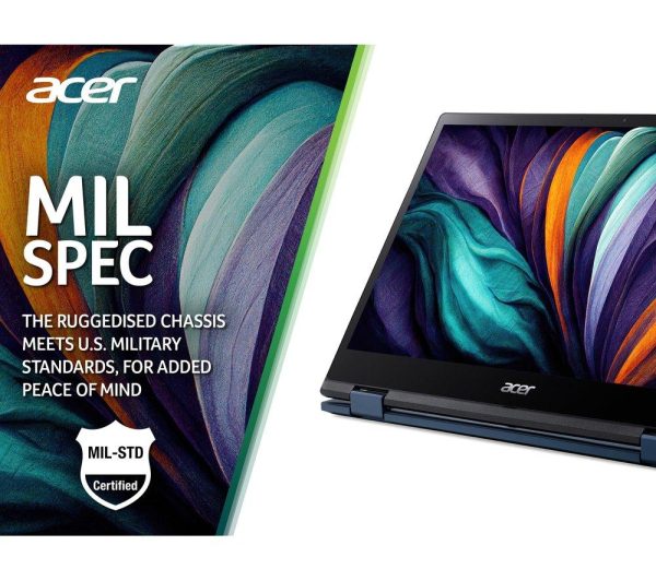 ACER Spin 513 13.3" 2 in 1 Chromebook - Snapdragon 7c Gen 2, 64 GB eMMC, Blue