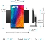 BENQ PD2725U 4K Ultra HD 27" IPS Monitor - Black