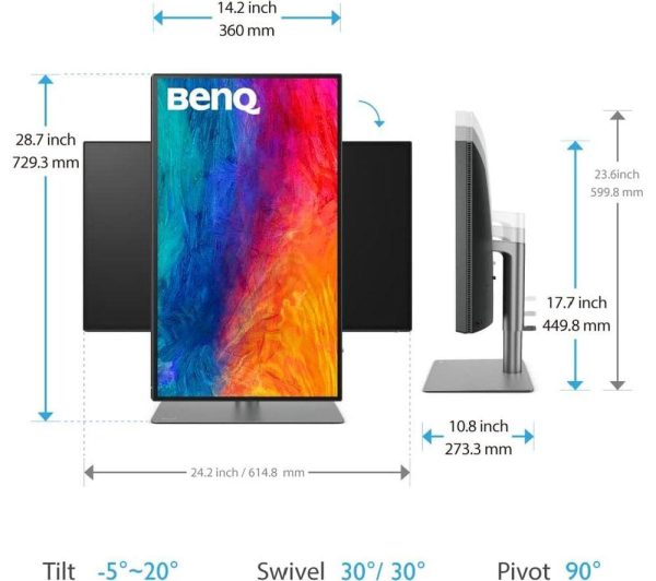 BENQ PD2725U 4K Ultra HD 27" IPS Monitor - Black