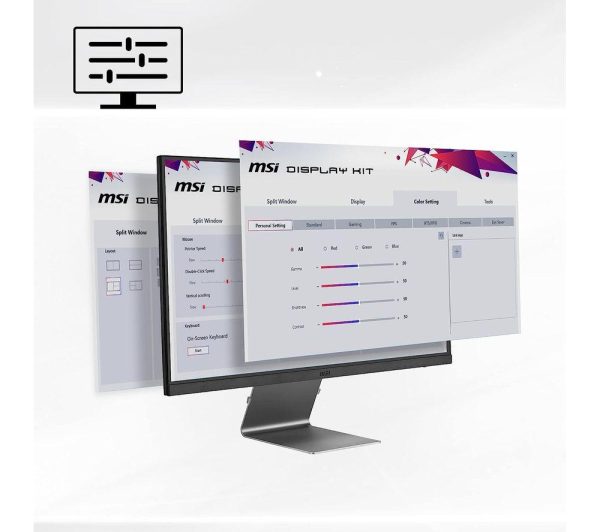 MSI Modern MD271UL 4K Ultra HD 27" IPS Monitor - Grey