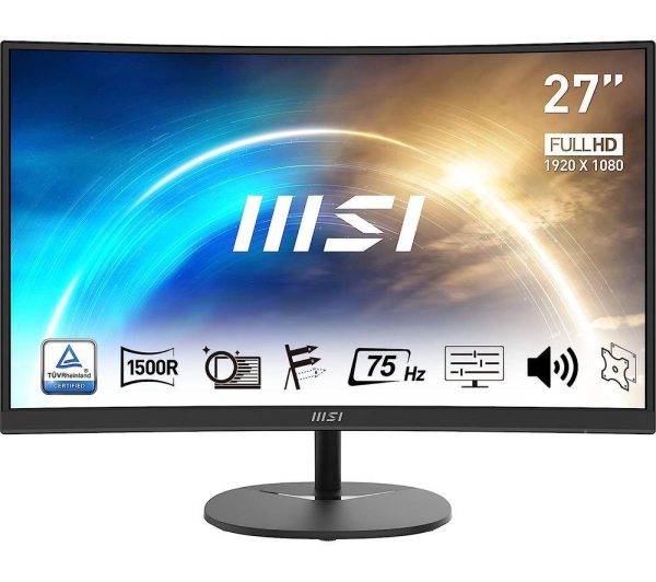 MSI PRO MP271CA Full HD 27" Curved VA Monitor - Black