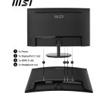 MSI PRO MP271CA Full HD 27" Curved VA Monitor - Black