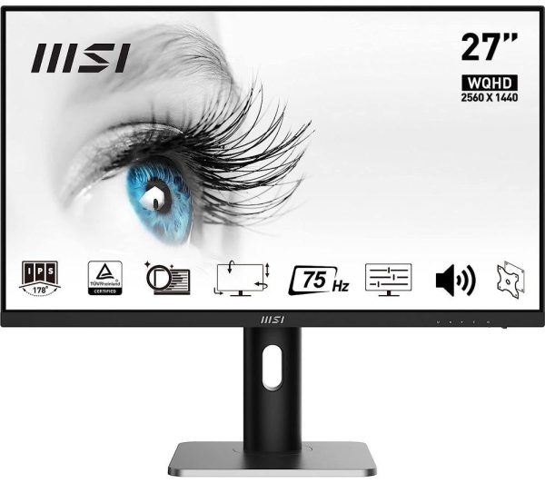 MSI PRO MP273QP Quad HD 27" IPS Monitor - Black