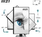 MSI PRO MP273QP Quad HD 27" IPS Monitor - Black