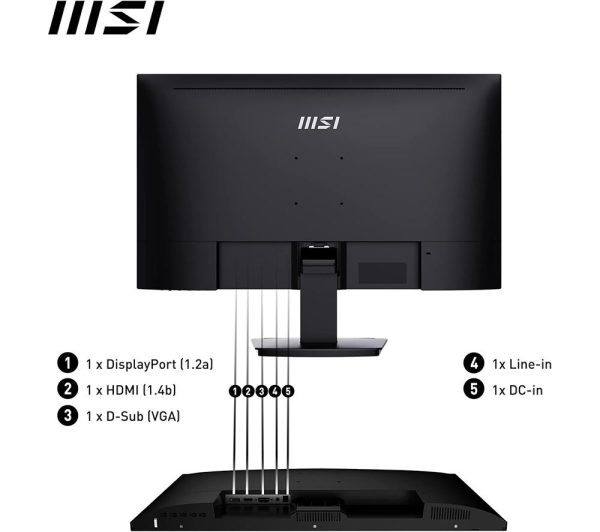 MSI PRO MP273A Full HD 27" IPS Monitor - Black