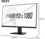 MSI PRO MP273A Full HD 27" IPS Monitor - Black