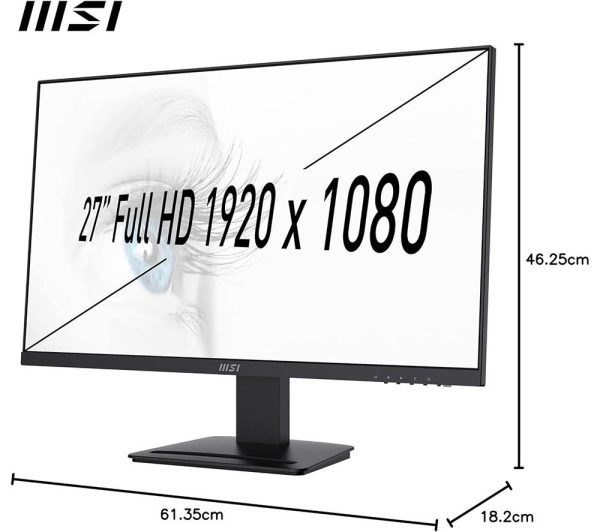 MSI PRO MP273A Full HD 27" IPS Monitor - Black