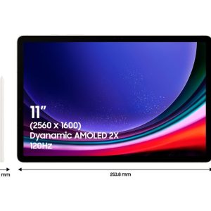 SAMSUNG Galaxy Tab S9 11" Tablet - 256 GB, Beige