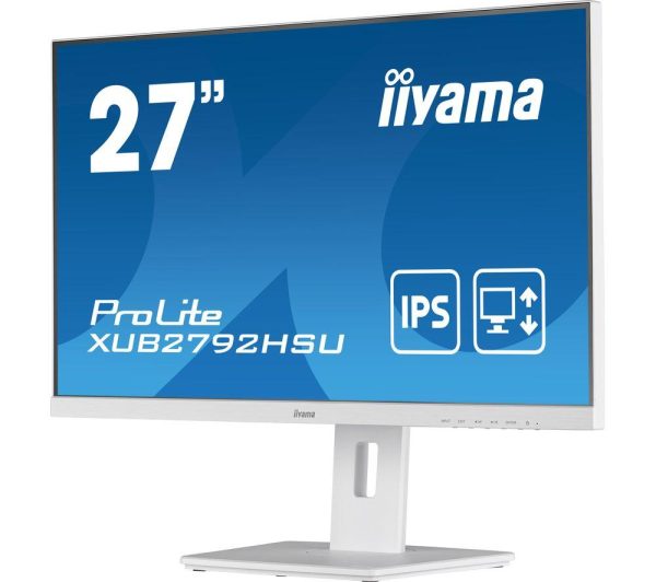 IIYAMA ProLite XUB2792HSU-W5 Full HD 27" IPS LCD Monitor - White